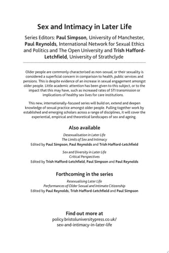 HIV, Sex and Sexuality in Later Life