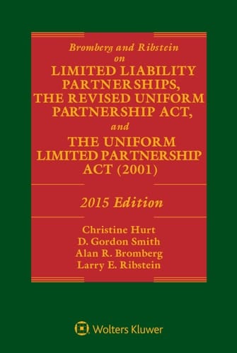 Bromberg and Ribstein on Llp Rupa and Ulpa 2015E