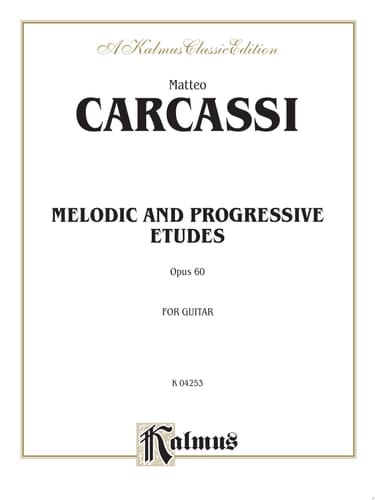Melodic and Progressive Etudes, Op. 60: Classical Guitar Folio