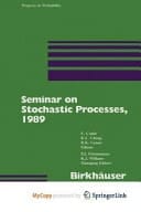Seminar on Stochastic Processes 1989