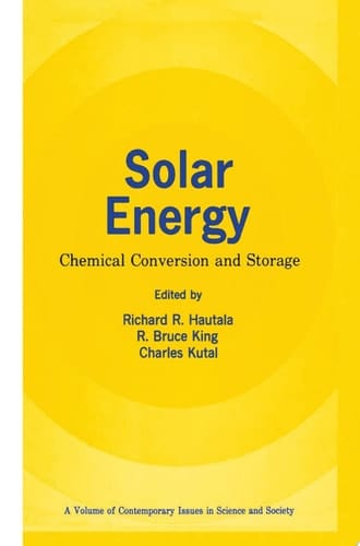 Solar Energy Chemical Conversion and Storage