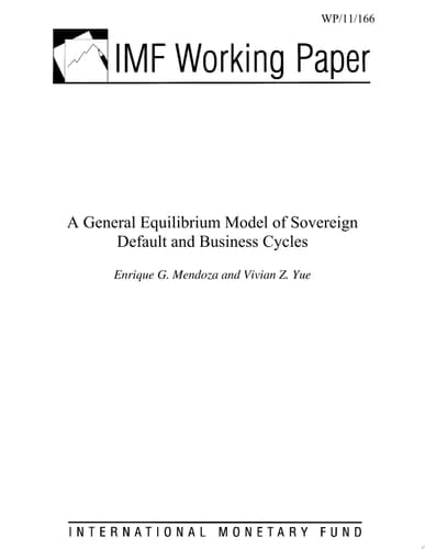 A General Equilibrium Model of Sovereign Default and Business Cycles