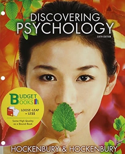 Discovering Psychology (Loose Leaf), Psychology & Real World, Study Guide, & 3-D Brain Model