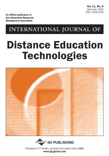International Journal of Distance Education Technologies, Vol 11 Iss 2
