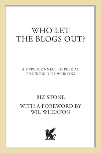 Who Let the Blogs Out?