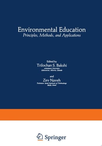 Environmental Education Principles, Methods, and Applications