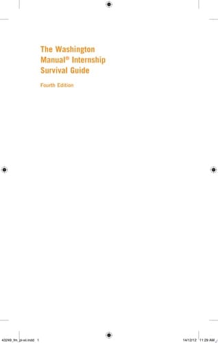 The Washington Manual Internship Survival Guide