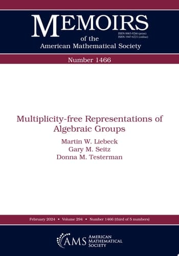 Multiplicity-free Representations of Algebraic Groups