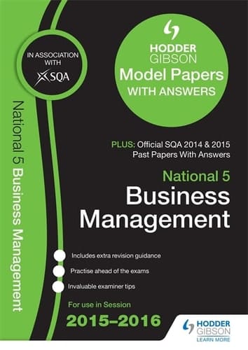Business Management, 2015-2016