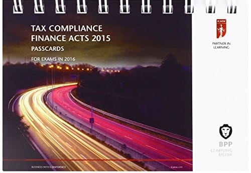 ICAEW Tax Compliance For Exams in 2016. Finance Acts 2015