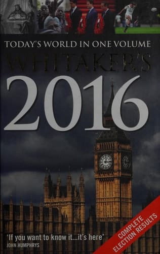 Whitaker's 2016