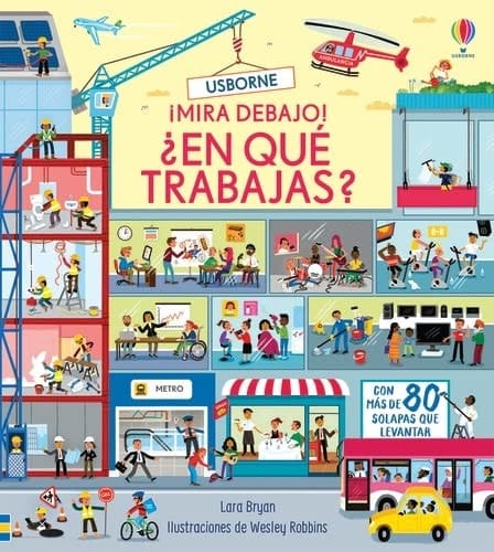¿En qué trabajas? com más de 80 solapas que levantar
