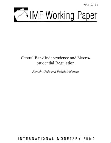 Central Bank Independence and Macro-Prudential Regulation