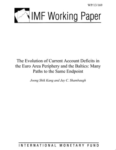 The Evolution of Current Account Deficits in the Euro Area Periphery and the Baltics Many Paths to the Same Endpoint