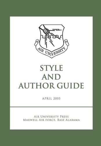 Air University Style and Author Guide