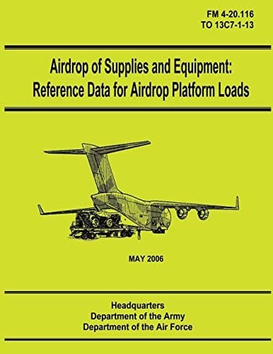 Airdrop of Supplies and Equipment Reference Data for Airdrop Platform Loads (FM 4-20.116 / TO 13C7-1-13)