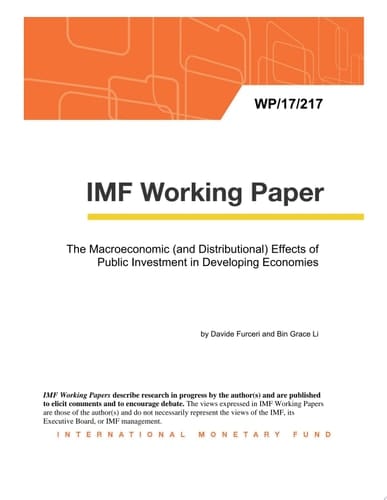 The Macroeconomic (and Distributional) Effects of Public Investment in Developing Economies