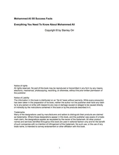 Mohammed Ali 80 Success Facts - Everything you need to know about Mohammed Ali