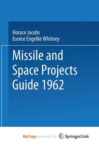 Missile and Space Projects Guide 1962
