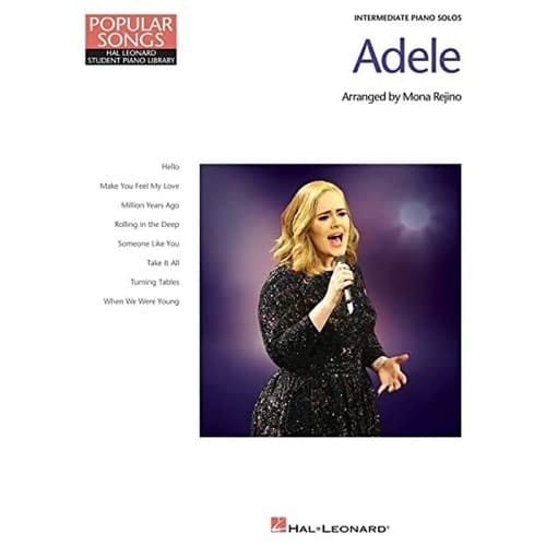 Adele - Popular Songs Series 8 Beautiful Arrangements for Intermediate Piano Solo
