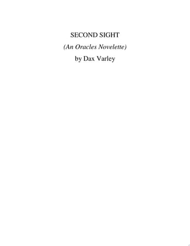Second Sight An Oracles Novelette