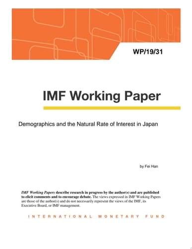 Demographics and the Natural Rate of Interest in Japan