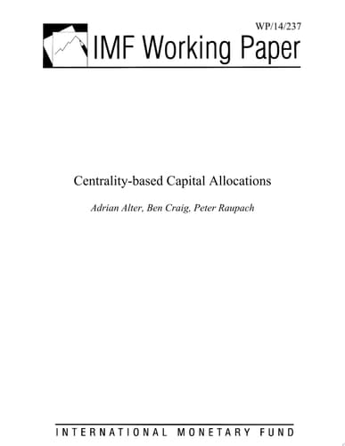 Centrality-based Capital Allocations