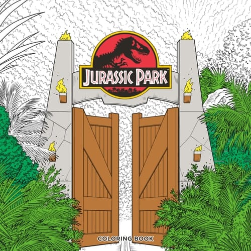 Jurassic Park Adult Coloring Book
