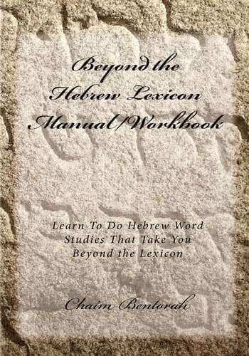 Beyond the Hebrew Lexicon Manual/Workbook Learn To Do Hebrew Word Studies That Take You Beyond the Lexicon