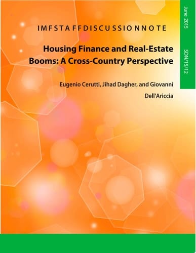 Housing Finance and Real-Estate Booms A Cross-Country Perspective