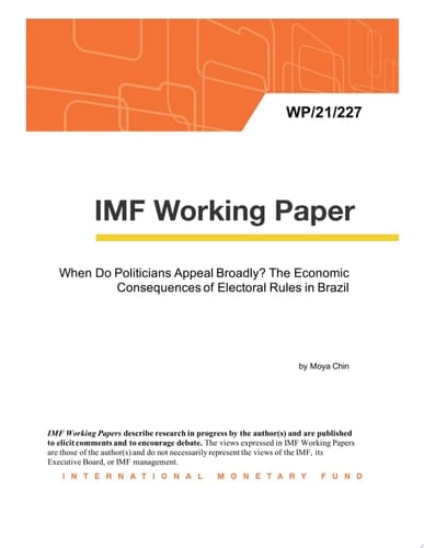 When Do Politicians Appeal Broadly? The Economic Consequences of Electoral Rules in Brazil