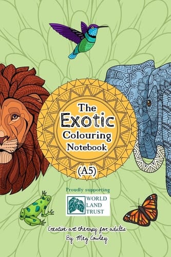The Exotic Colouring Notebook (A5) Creative Art Therapy for Adults