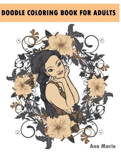 Doodle Coloring Book For Adults Relax And De-Stress With These 30 Beautiful Woman Portraits (Beautiful Women Sketch)
