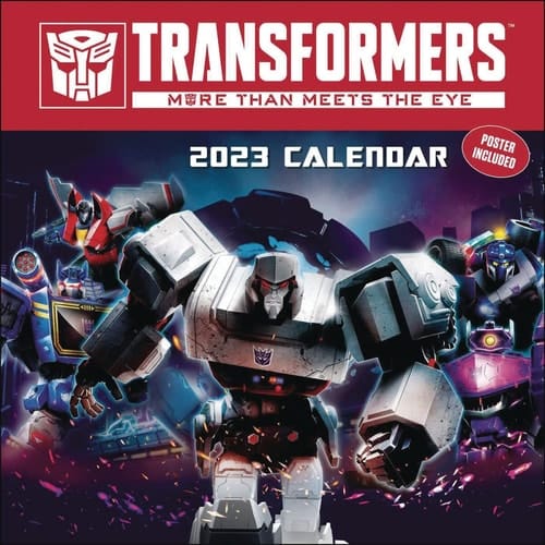 Transformers 2023 Wall Calendar