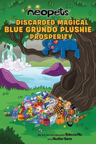 Neopets: the Discarded Magical Blue Grundo Plushie of Prosperity