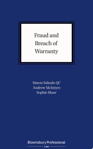 Fraud and Breach of Warranty Buyers’ Claims and Sellers’ Defences