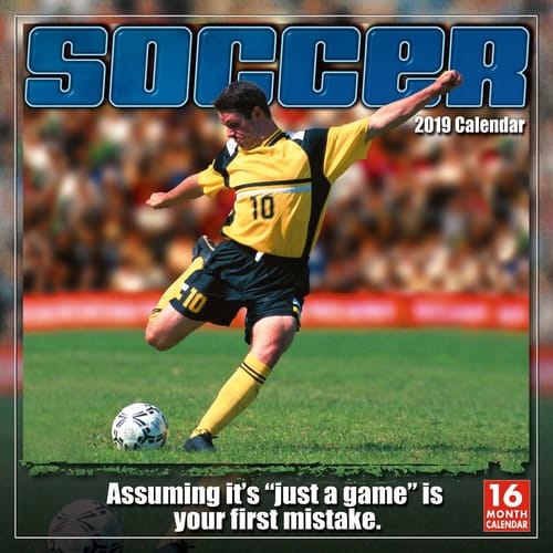 Soccer 2019 Wall Calendar