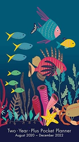 2021 Fish Two-year-plus Pocket Planner: August 2020 - December 2022