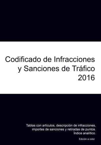 Codificado de Infracciones y Sanciones de Tráfico 2016
