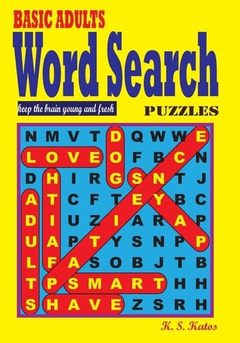 BASIC ADULTS Word Search Puzzles