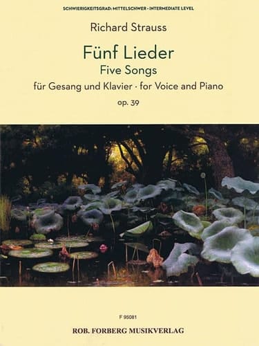 5 Songs, Op. 39 Voice and Piano