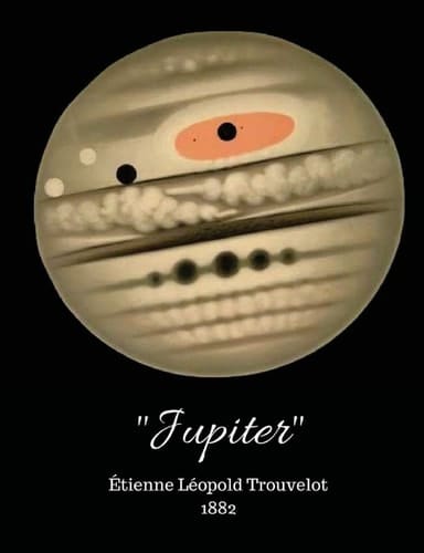 Jupiter by Etienne Leopold Trouvelot 200 Page Composition Notebook