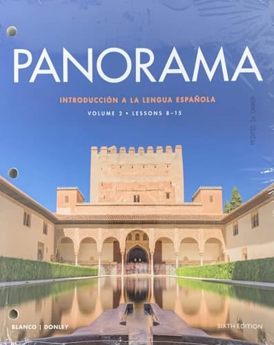 Panorama 6th Ed Looseleaf Vol 2 (Chp 8-15) w/ Supersite Plus (vTxt) and WebSAM (12M)