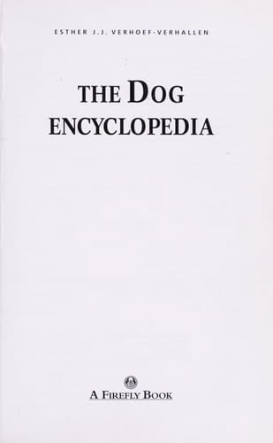 The Dog Encyclopedia