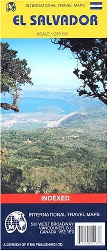 El Salvador Map by ITMB