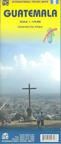 Guatemala Travel Reference Map (Wp) 1:470,000