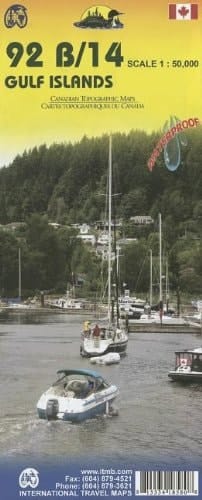 Gulf Islands (BC) Travel Reference Map (WP) 1:50k