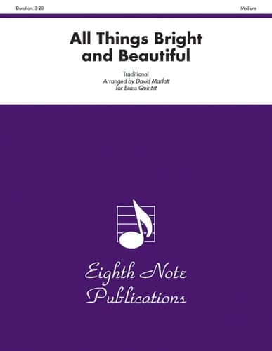 All Things Bright and Beautiful Score & Parts