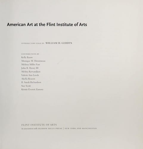 American Masterpieces at the Flint Institute of Arts