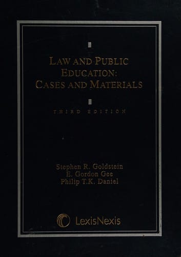 Law and Public Education Cases and Materials